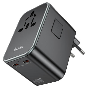 Hoco AC17 Supporter three-port PD65W(2C1A) universal conversion charger